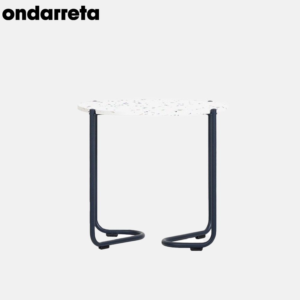 [온다레타] 우다 로우 스틸 테이블 (H400)
